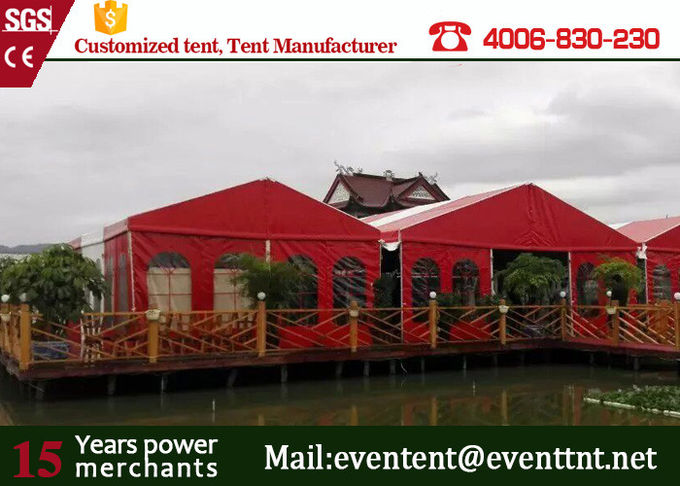 Modular Type A Frame Tent With Waterproof Fireproof Structur 25*100 Meter