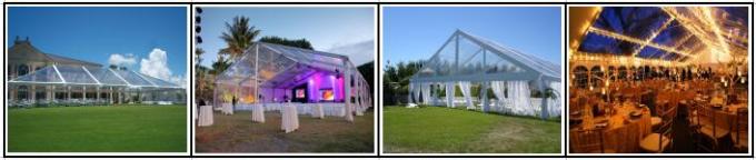 Long Life Transparent Rustless Wedding Decoration Tent With 500 Seater